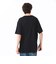 124K1011700　M EMB LETTERED SS TEE　BLACK　682620-0002
