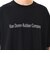 124K1011700　M EMB LETTERED SS TEE　BLACK　682620-0002