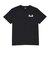 124K1012800　M Checket Flags TEE　BLACK　682622-0002