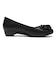 W5049　RIBBON PUMPS 3　BLACK　681592-0001