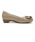 W5049　RIBBON PUMPS 3　E/BEIGE　681592-0003