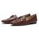 JE-2127　RIBBON LOAFERS　BROWN　685616-0002