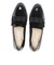 JE-2053　BICOLOR RIBBON LOAFERS　E/BLACK　685617-0001