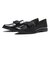 JE-2053　BICOLOR RIBBON LOAFERS　E/BLACK　685617-0001