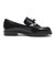JE-2106　TASSEL RIBBON LOAFERS　BLACK　685618-0001