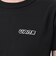 124K3010300　W cropped T-shirt　BLACK　682605-0002