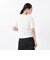124K3011000　W color scheme T-shirt　OFF WHITE　682612-0001
