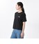 124K3011000　W color scheme T-shirt　BLACK　682612-0002