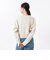 124K3041100　W cuff slit sweat　NATURAL　682613-0001