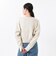 124K3041100　W cuff slit sweat　NATURAL　682613-0001