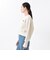 124K3041100　W cuff slit sweat　NATURAL　682613-0001