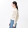 124K3041100　W cuff slit sweat　NATURAL　682613-0001