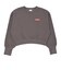 124K3041100　W cuff slit sweat　GRAY　682613-0002