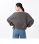 124K3041100　W cuff slit sweat　GRAY　682613-0002