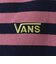 124K3021200　W border long sleeve T-shirt　PINK　682614-0001