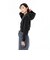 629083　W CL PLAY.PARIS. RELAXED HOODI　01BLK　684001-0001
