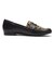 JE-2125　COIN LOAFERS　BLACK/LEO　685615-0002