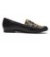 JE-2125　COIN LOAFERS　BLACK/LEO　685615-0002