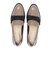 JE-2053　BICOLOR RIBBON LOAFERS　E/BEIGE　685617-0002