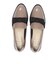 JE-2053　BICOLOR RIBBON LOAFERS　E/BEIGE　685617-0002