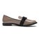 JE-2053　BICOLOR RIBBON LOAFERS　E/BEIGE　685617-0002