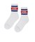 124K7210700　MULTI LINE 3PACK QUARTER SOCKS　MULTI　682211-0001