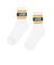 124K7210700　MULTI LINE 3PACK QUARTER SOCKS　MULTI　682211-0001