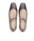 W31756　W BRIDGE MARYJANE BALLET　SILVER CROC PRT　687314-0001