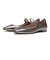 W31756　W BRIDGE MARYJANE BALLET　SILVER CROC PRT　687314-0001