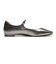 W31756　W BRIDGE MARYJANE BALLET　SILVER CROC PRT　687314-0001