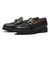 W30773　W GIANA BUCKLE LOAFERS　BLACK LTR　687318-0001