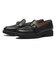W30773　W GIANA BUCKLE LOAFERS　BLACK LTR　687318-0001
