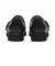 W30773　W GIANA BUCKLE LOAFERS　BLACK LTR　687318-0001