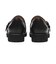 W30773　W GIANA BUCKLE LOAFERS　BLACK LTR　687318-0001