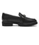W30773　W GIANA BUCKLE LOAFERS　BLACK LTR　687318-0001