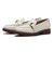 W30775　W GIANA BUCKLE LOAFERS　IVORY LTR　687320-0001