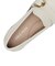 W30775　W GIANA BUCKLE LOAFERS　IVORY LTR　687320-0001