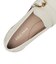 W30775　W GIANA BUCKLE LOAFERS　IVORY LTR　687320-0001