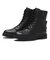 W26376　W GREENWICH LACE UP BOOTIE　BLACK LTR WP　687325-0001