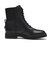 W26376　W GREENWICH LACE UP BOOTIE　BLACK LTR WP　687325-0001