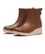 W28706　W ZG CITY WDG SIDE ZIP BOOT WP　BRITISH TAN/IVO　687330-0001