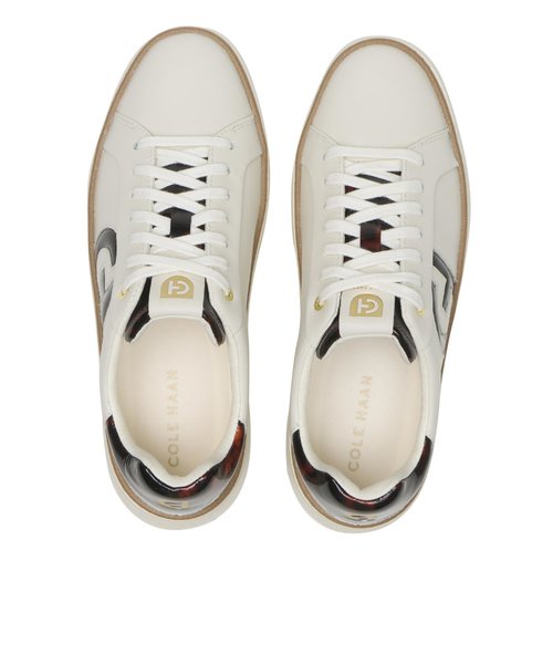 W31300　W GRANDPRO TOPSPIN SNEAKER　IVORY /TORTOISE　687331-0001