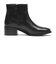 W31762　W THAYER BUCKLE ANKLE BOOTS　*BLACK LTR　687341-0001