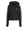 IU2424　W 3ST SHORT HOODIE　BLACK　682649-0001