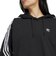 IU2424　W 3ST SHORT HOODIE　BLACK　682649-0001