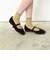 W7053　FLAT MARY JANE　V/BROWN　682249-0002