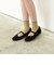 W7053　FLAT MARY JANE　V/BROWN　682249-0002