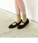 W7053　FLAT MARY JANE　V/BROWN　682249-0002