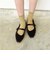 W7053　FLAT MARY JANE　V/BROWN　682249-0002