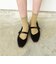 W7053　FLAT MARY JANE　V/BROWN　682249-0002